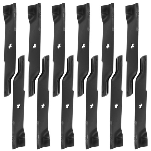 3-Pack Mower Blades For Husqvarna 48” Decks – Fits RZ4824, TS348, YTH24V48LS, YTH2648 – Alloy Steel