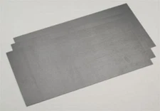 Evergreen Plastic Styrene Black Sheet .020x6x12 (3) - Model Railroad Scratch