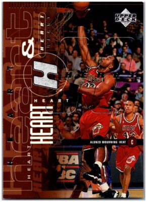 1998-99 UD #85 Alonzo Mourning & Tim Hardaway - Heart & Soul HOF FREE SHIPPING!