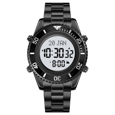 Men's Waterproof Multi-Function Pilgrimage Watch Electronic Watch