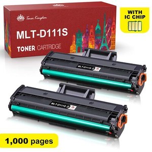 2 Pack Black MLT-D111S Toner Cartridge for Samsung Xpress M2020W M2070FW Printer - Click1Get2 Half Price