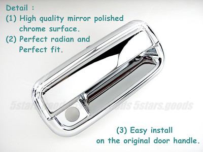 Chrome Side Mirror Covers & Door Handle Trim Set For 1999-2002 Toyota 4Runner SUV – Self-Adhesive
