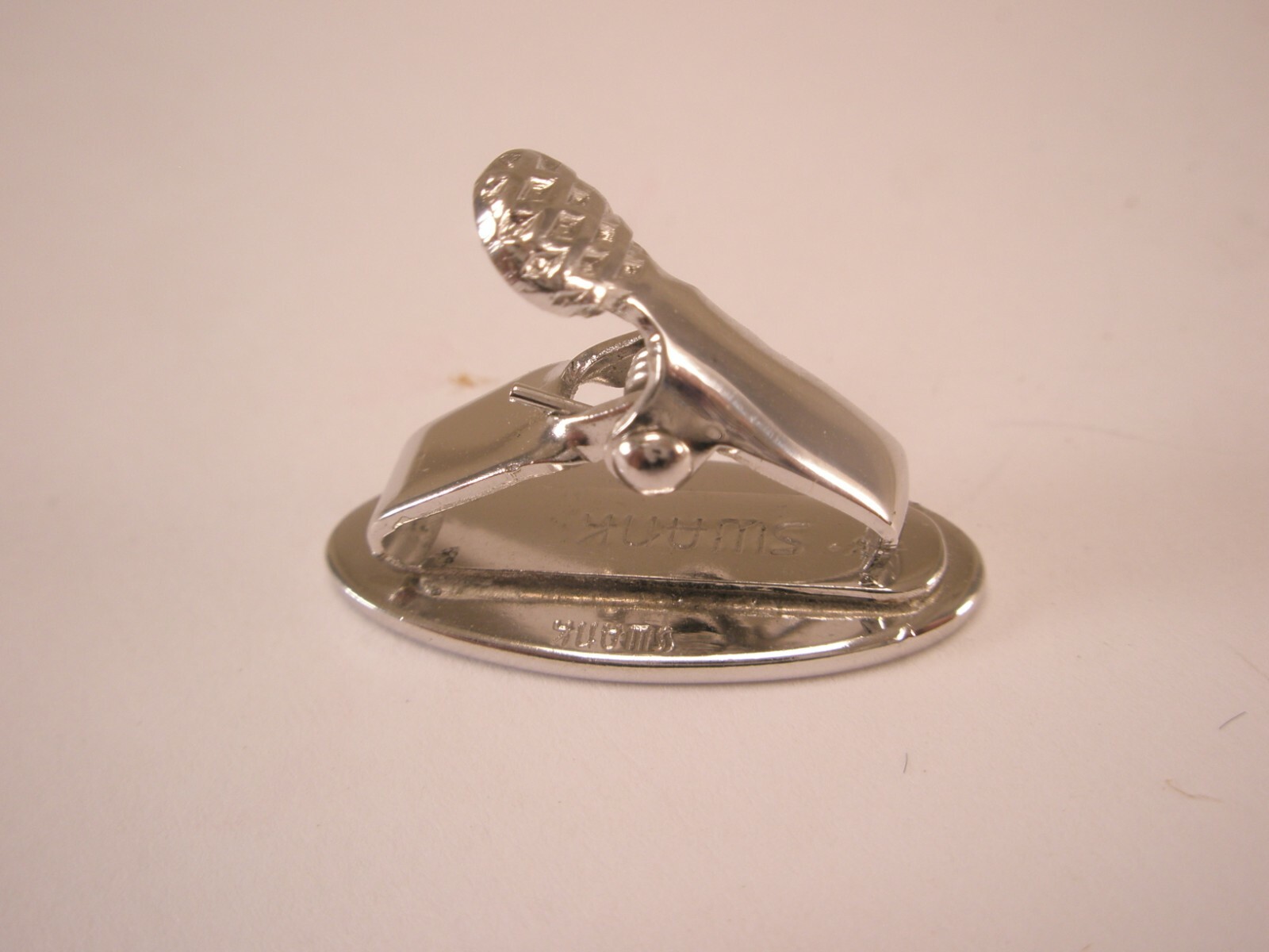 C Initial Monogram Letter Vintage TINY SMALL SWAN… - image 3