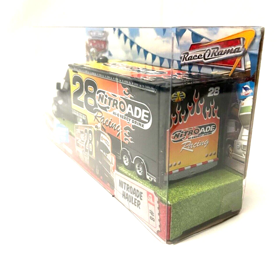Disney Pixar Cars (The World of Cars) Race O Rama #28 Nitroade Hauler, NEW - Image 4 of 4