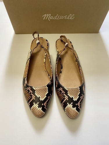New Madewell Margot Slingback Flat In 