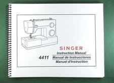 Singer 4411 Instruction Manual: 63 Pages  Protective Covers