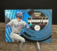 2022 Topps Update Gavin Lux Generation Now Blue Parallel GN-77 LA Dodgers