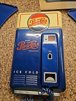Pepsi Cola 1995 Vending Machine Looking Telephone Phone Pepsi Cola 1995 Vending Machine Looking Telephone Phone
