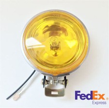 1PC 12V 55W Yellow LED DRL Round Car Fog Lamp For Car Side Lights Tires Light