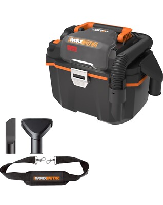 Worx WX031.9 18V (20V MAX) Akku-Kompakt-Nass-/Trockensauger schwarz