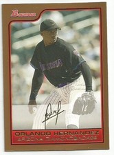 ORLANDO HERNANDEZ 2006 BOWMAN GOLD CARD MINT CONDITION