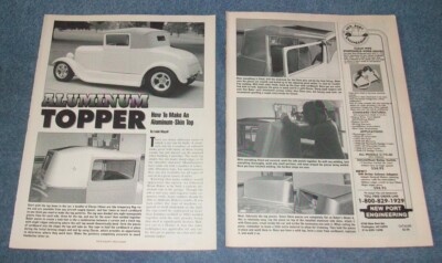 How-to Tech Info Article on Building an Aluminum Top For a Ford Model A