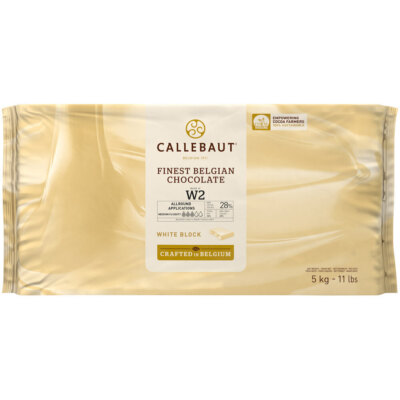 Callebaut W2 28% White Belgian Chocolate Block
