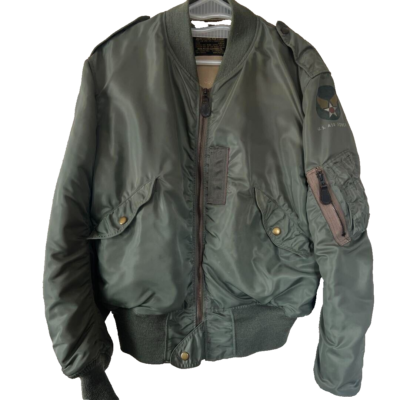 ジャケット・アウター THE REAL McCOY'S L-2B flight jacket XL Real McCOY'S Flight Jacket L-2B men Size L Wool Rayon Khaki | eBay