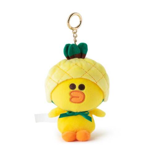 Line Friends Official Fruity Collection Pineapple Sally Fruity Plush Bag Charm Ebay