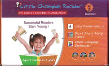 Little Champion Reader - Level 3 / Sentences - 291 Early Learning Flashcards