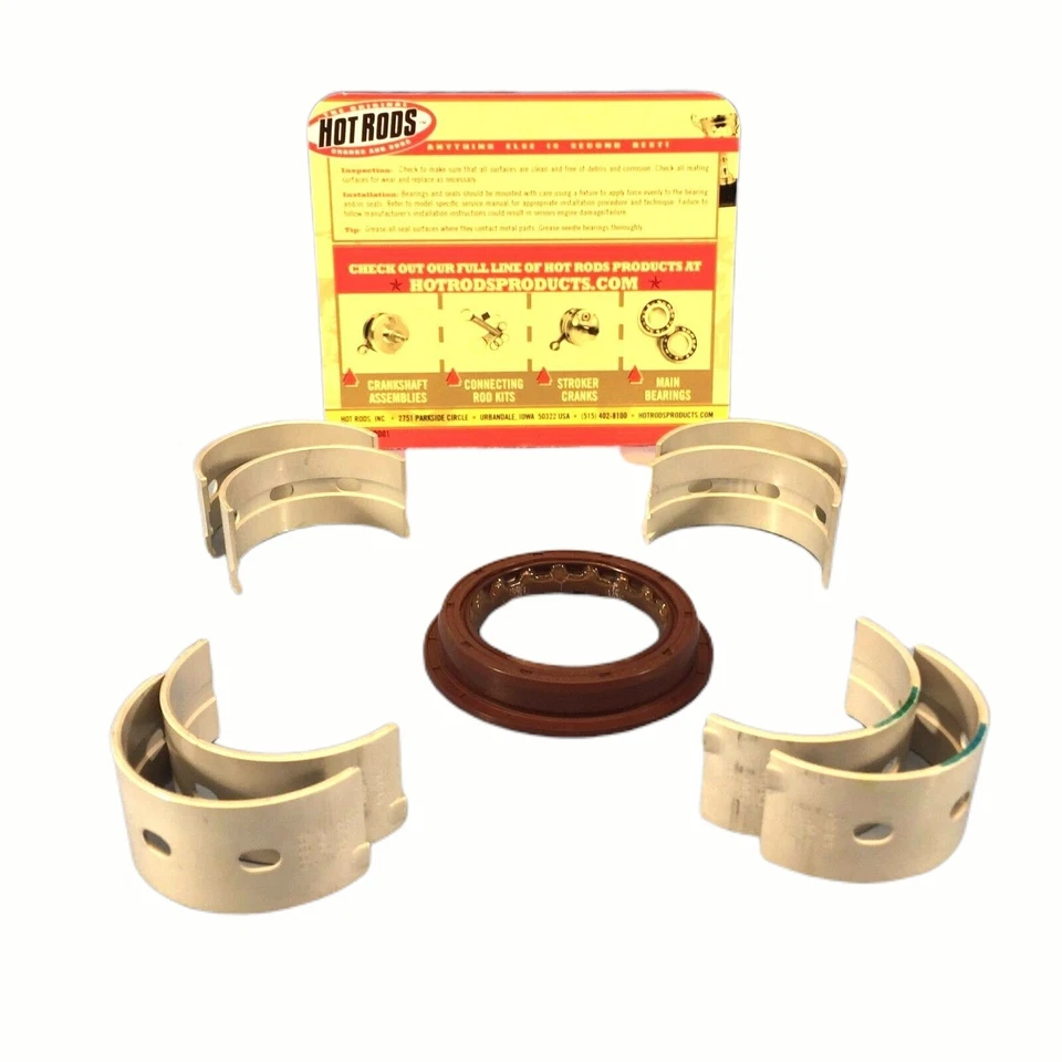 POLARIS 900 RZR HOT RODS GREEN MAIN BEARING & SEAL KIT 2011-2014 XP RANGER EFI - Image 2 of 4