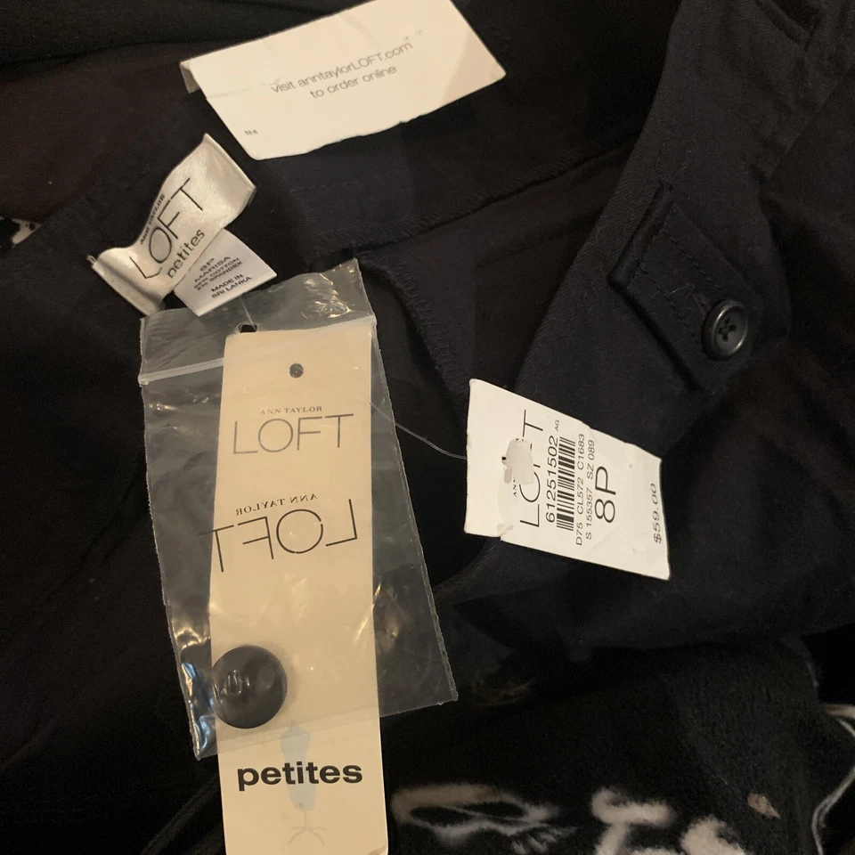 $59 NWOT Ann Taylor Petite Loft Women's Marisa Slim Leg Stretch Pants Size 8 P - Image 3 of 4