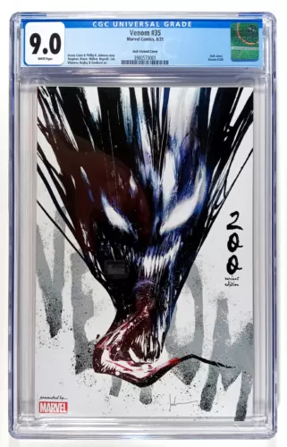 Venom #35E CGC 9.0 Jock Variant White Pages  (2021) Marvel Comics