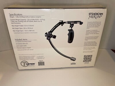 Steadicam Merlin – Stabilisateur De Poing Pour Caméra Vidéo/APN, Pliable, Occasion