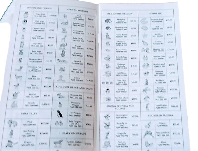 SWAROVSKI 2000 Silver/ Memories Crystal PRICE LIST PIC'S•PRICES