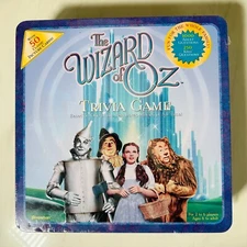 Wizard of Oz Trivia Game 1999 Pressman Collector's Tin Box 2 to 6 Players Sealed