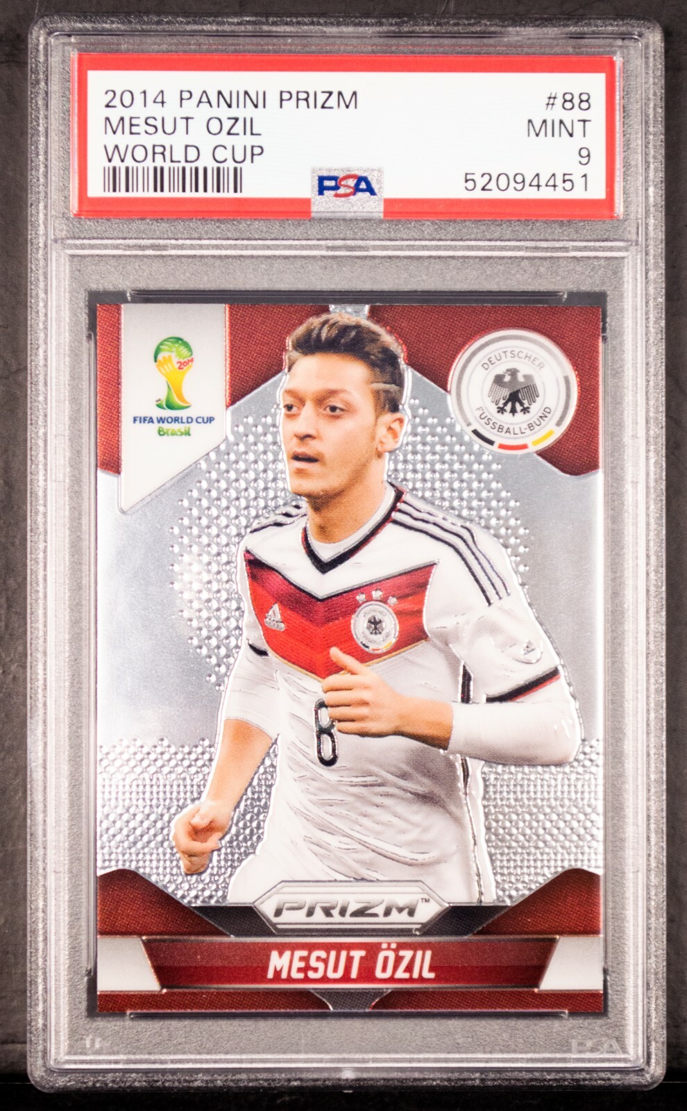 2014 Panini Prizm World Cup Mesut Ozil #88 PSA 9 Germany Arsenal