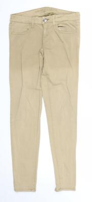 American Eagle Damen Beige Baumwollmischung Skinny Jeans Größe XS W28