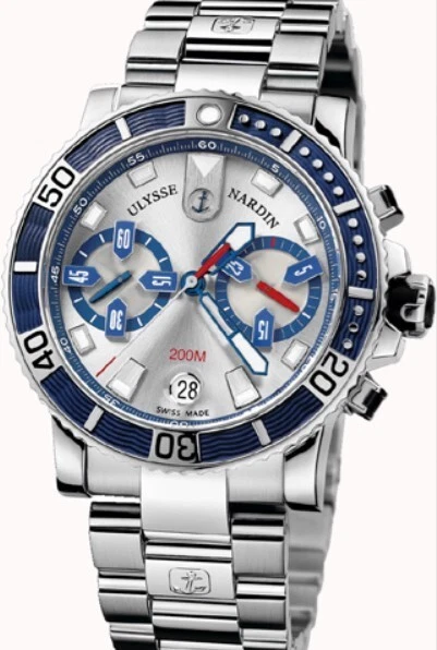 Ulysee Nardin Maxi Marine Diver Chronograph 8003 102 7 91 Open