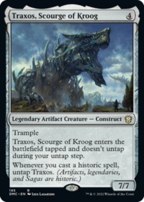 x1 Traxos, Scourge of Kroog R MTG Commander: Dominaria United M/NM, English