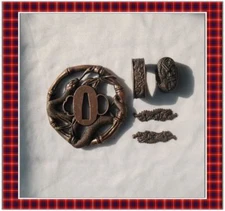 JAPANESE SAMURAI  ALLOY-010 HANDGUARD ACCESSORIES FREE SHIPPIN