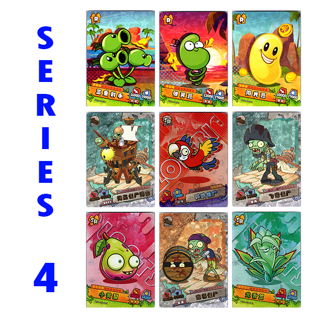 Plants vs Zombies Trading CardsSeries 4Complete Your