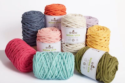 DMC Eco Vita 12 Recycled Cotton UNI Makramee-/Strick-/Häkelgarn