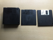 10 Vintage Unused Floppy Disks 3.5" HD 7 TDK 1 Maxell 2 Imation + Box Case