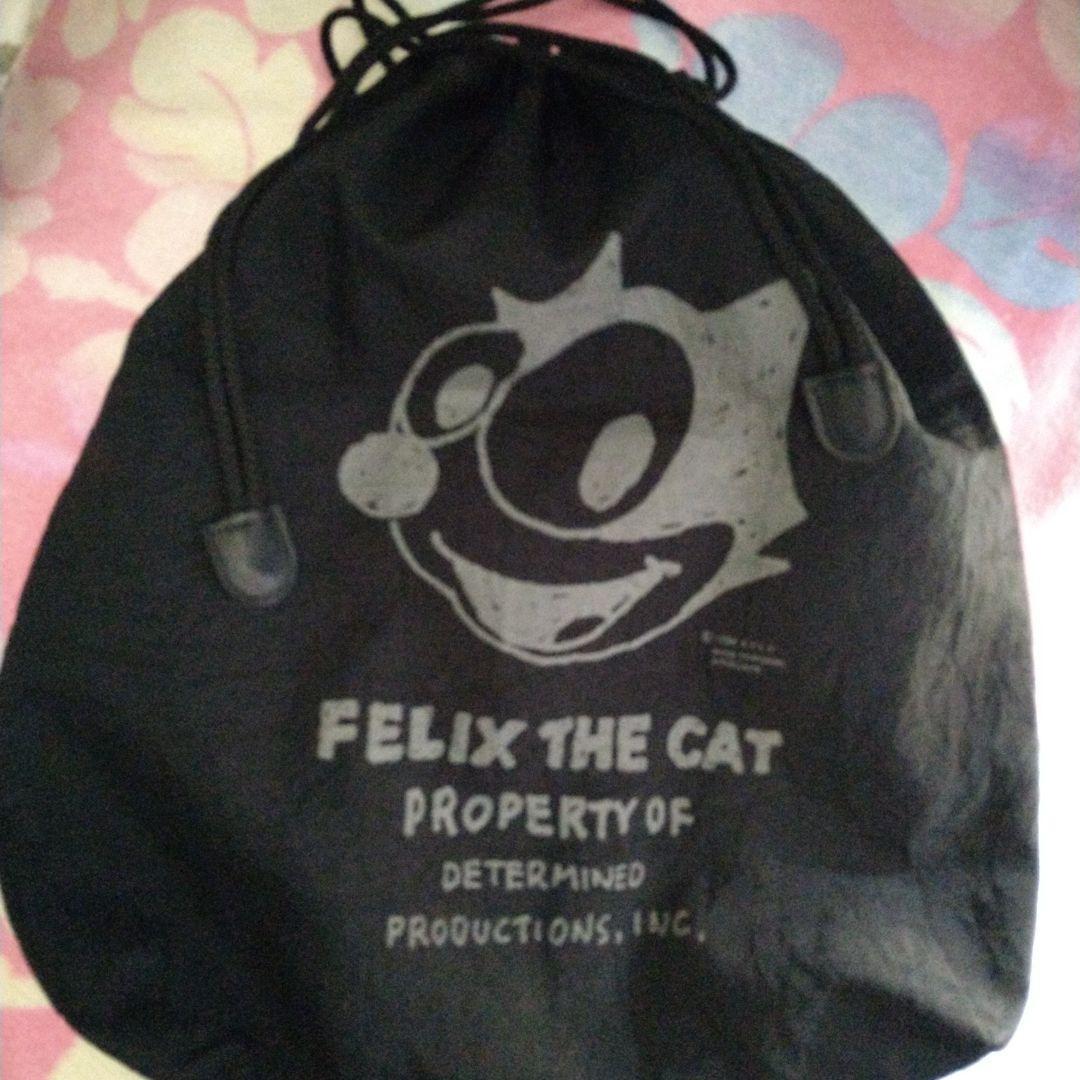 ネオフリルbag Felix] FELIX Rare (1985) Nylon Drawstring Bag Large 40 years