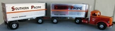Southern Pacific Truck Service Mack Cab & Dual Trailers