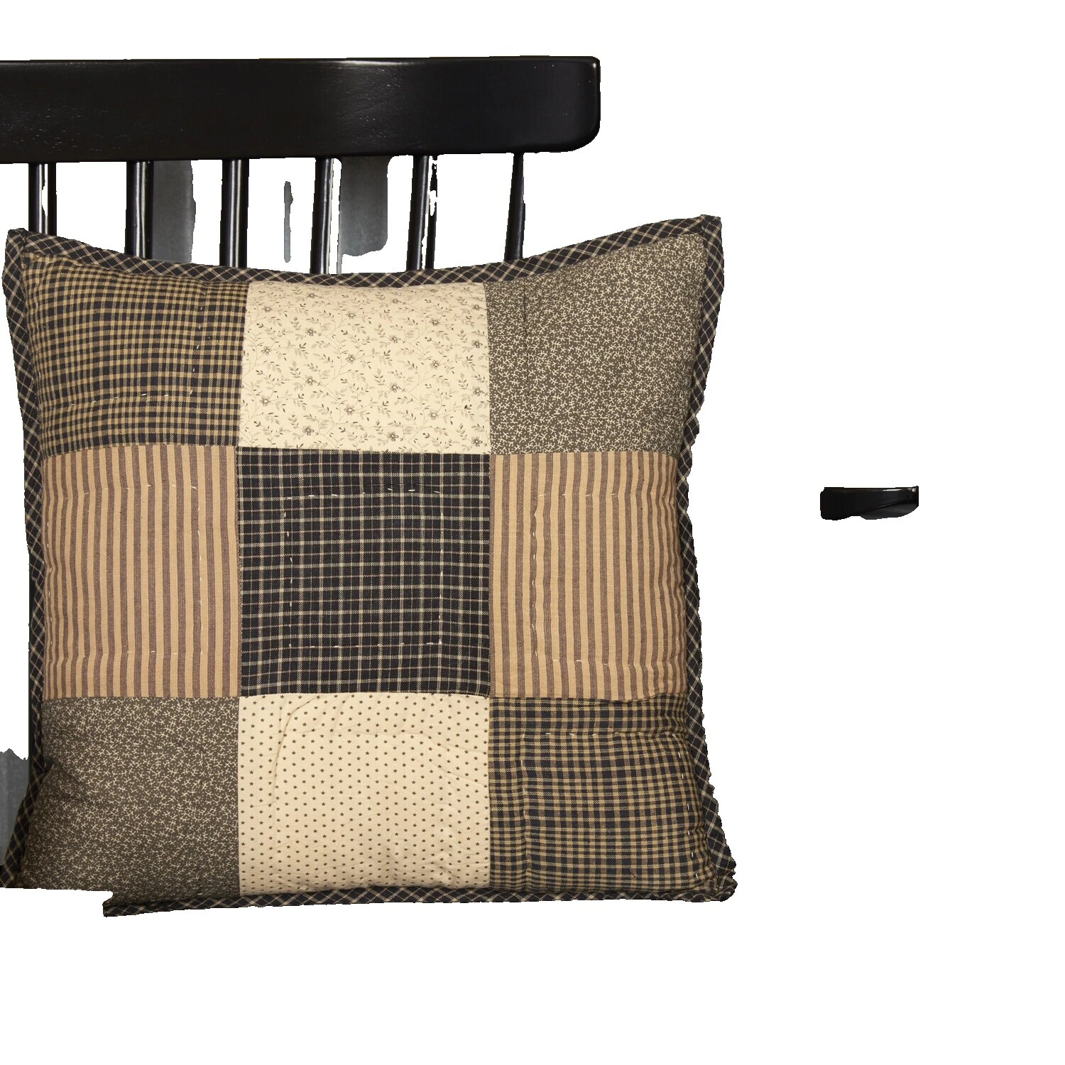 Cotton Blend Patchwork Rustic/Primitive Home Décor Pillows