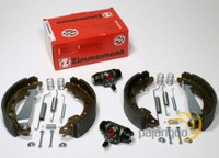 Zimmermann Bremsbacken Set Ø 203 Mm + ZubehöR Radzylinder Hinten FüR Peugeot 306