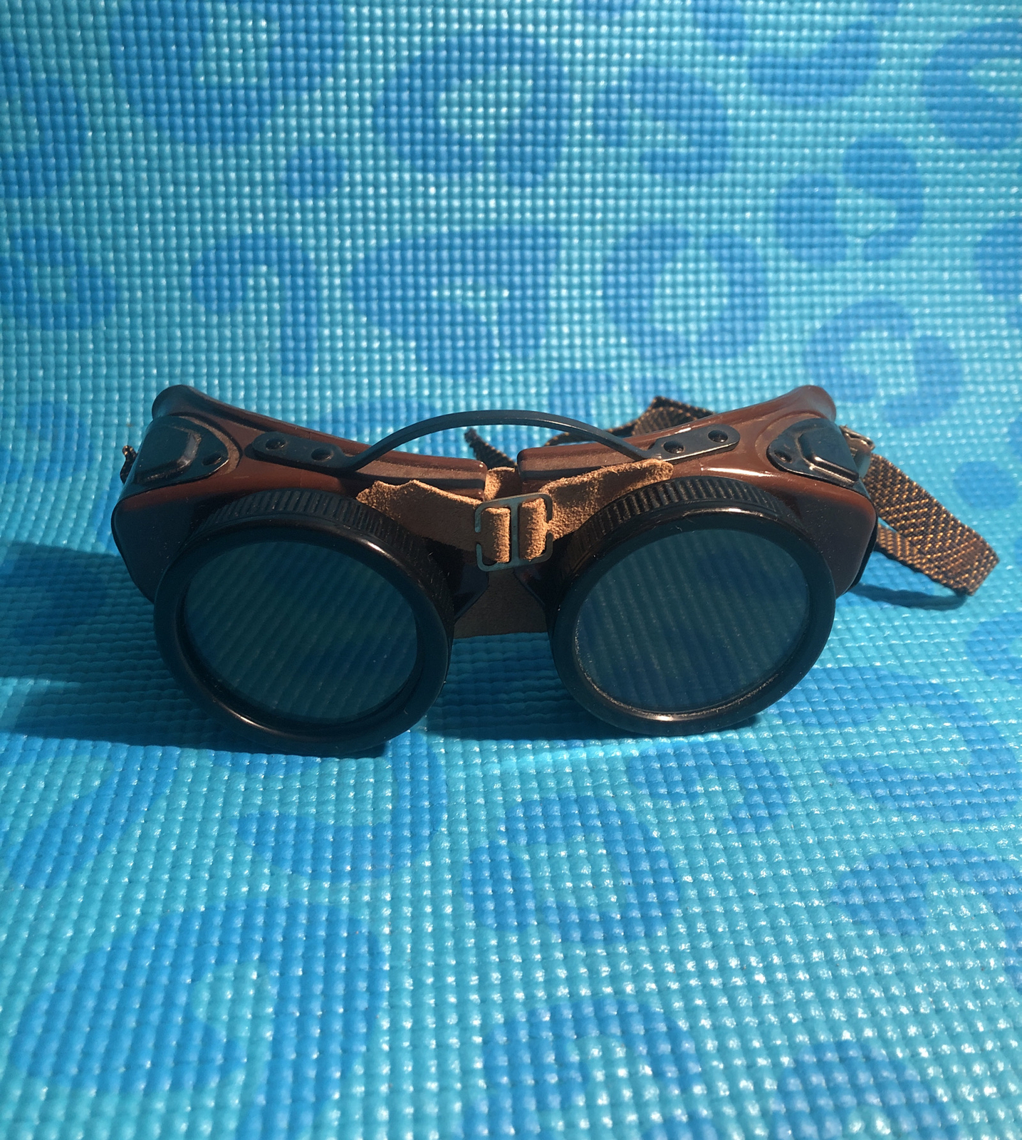 Vintage Welding Goggles STEAMPUNK COSPLAY Glendale Gem