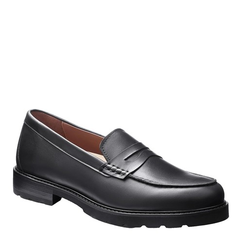 Neil M Rome Black Leather Comfort Loafer Size 12 EEE Extra  display picture 2