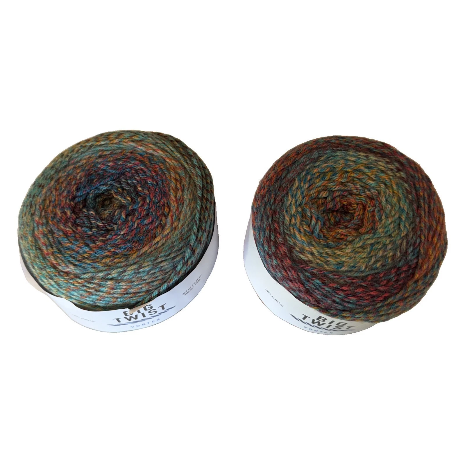 Big Twist Vortex Yarn 2 Cakes Superbloom 5.29 oz 328 yd Acrylic NEW - product detail image 2