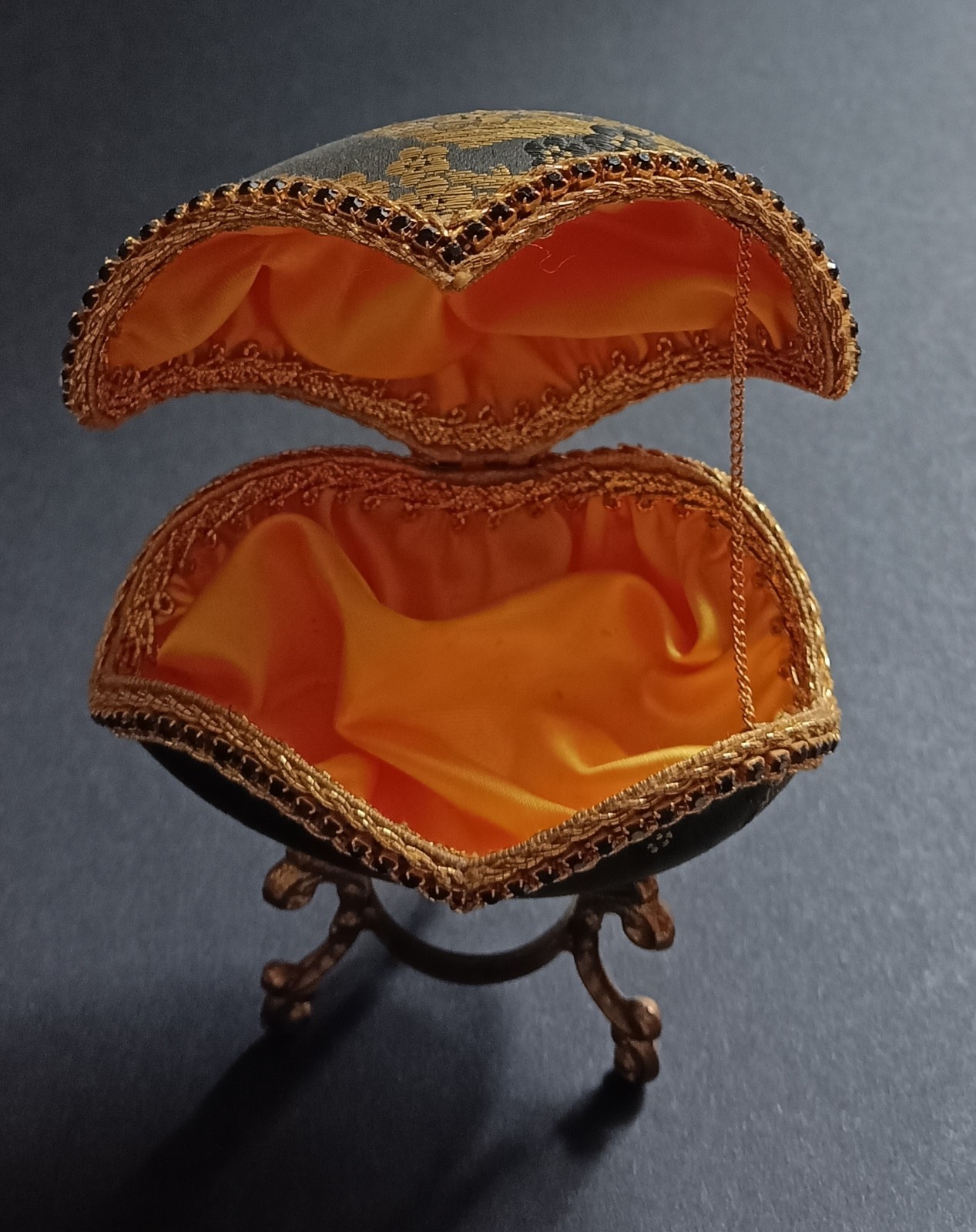 Fabergé Style Decorative Egg Box - Limited Edition "U-184/5000" - 80s-90s.