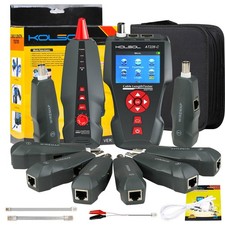 KOLSOL LAN Network Cable Tester UTP STP Diagnose Tone Tracer PING/POE RJ11 RJ45