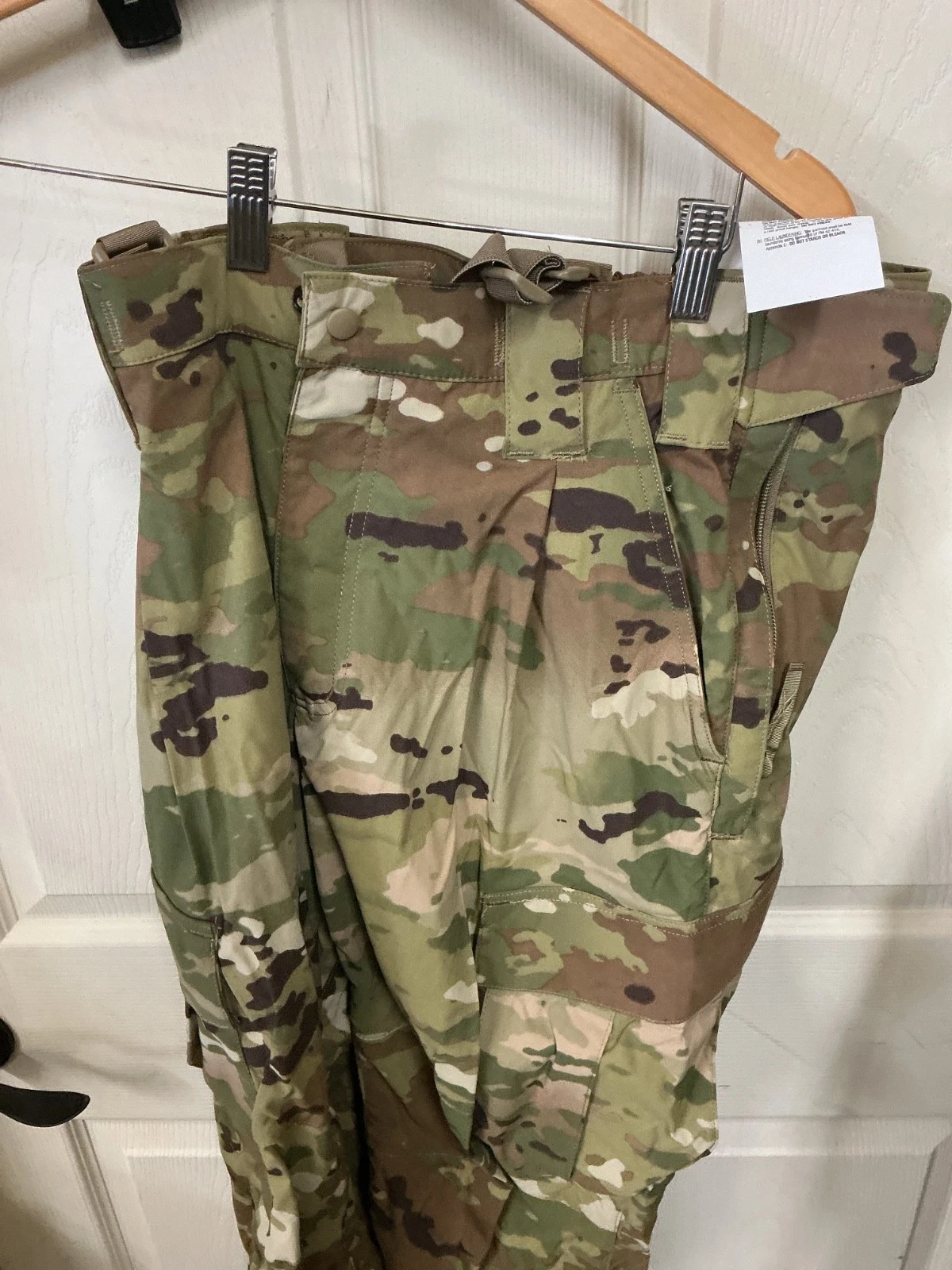 GENIII ARMY OCP SCORPION LEVEL 5 SOFT SHELL TROUSER COLD WEATHER PANTS SMALL/REG