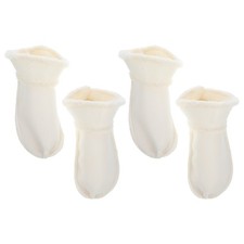 2 Pairs Detachable Plush Clog Shoes Lining Warm Sandal Inner On Liner