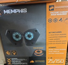 Memphis Audio CANAMDEF65RE CAN AM DEFENDER REAR PODS