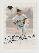 Lee Hancock - 1996 Leaf Signature Series Update - Autographed - Pirates