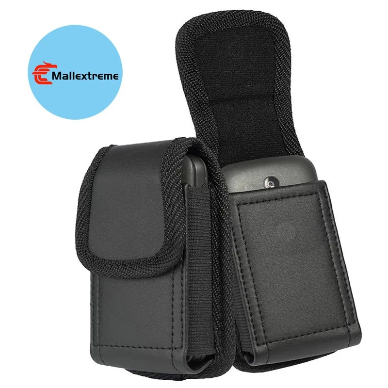 For Kyocera DuraXV E4610 LTE Verizon Flip Case Leather Vertical Pouch Belt Clip