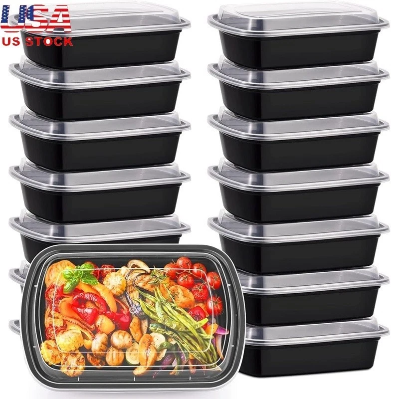 Meal Prep Containers 30 Pack BPA Free Microwave Freezer Safe Dishwasher Safe New