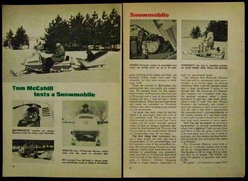 Evinrude Skeeter 1969 original Test Report